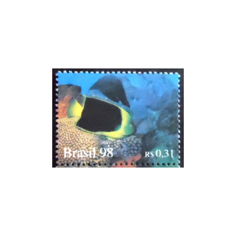 Selo postal do Brasil de 1998 Tamboril