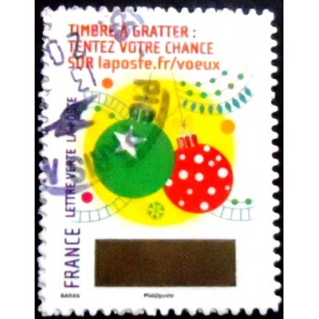 Imagem do selo da França de 2016 Baubles