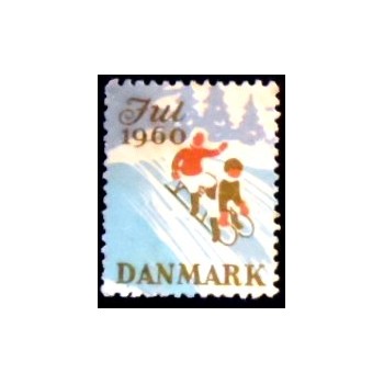 Imagem do selo postal da Dinamarca (Cinderela) de 1960 Christmas 6