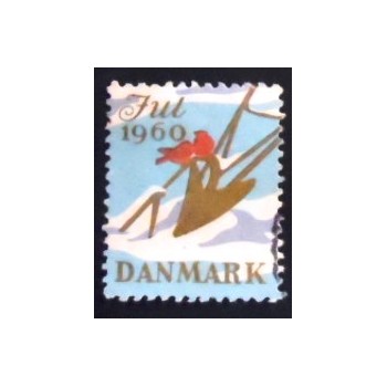 Imagem do selo postal da Dinamarca (Cinderela) de 1960 Christmas 10