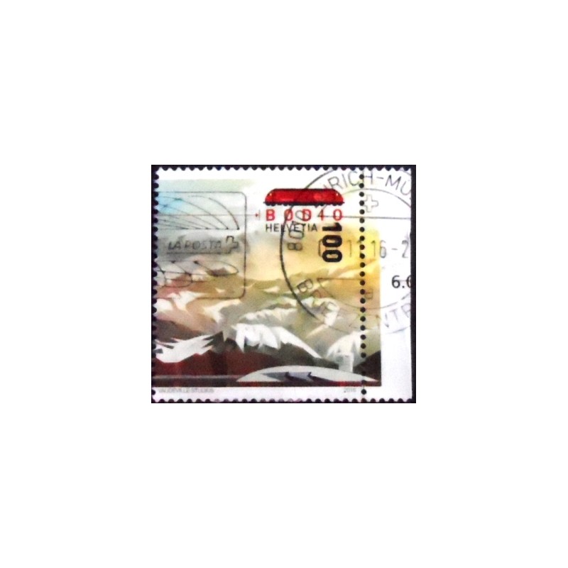 Imagem do selo postal da Suíça de 2016 Bodio
