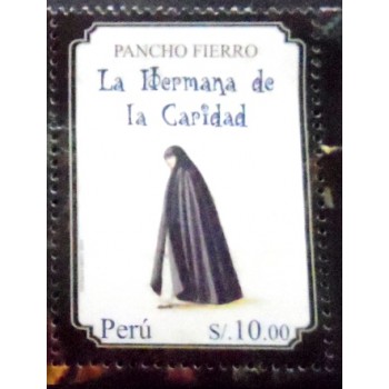 Imagem do selo postal do Peru de 2014 La Hermana de la Caridad