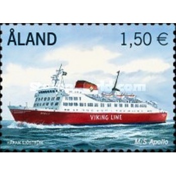 Imagem do selo postal de Aland de 2011 Passenger Ferries