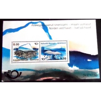 Bloco postal da Gronelândia de 2012 Tourism 2012