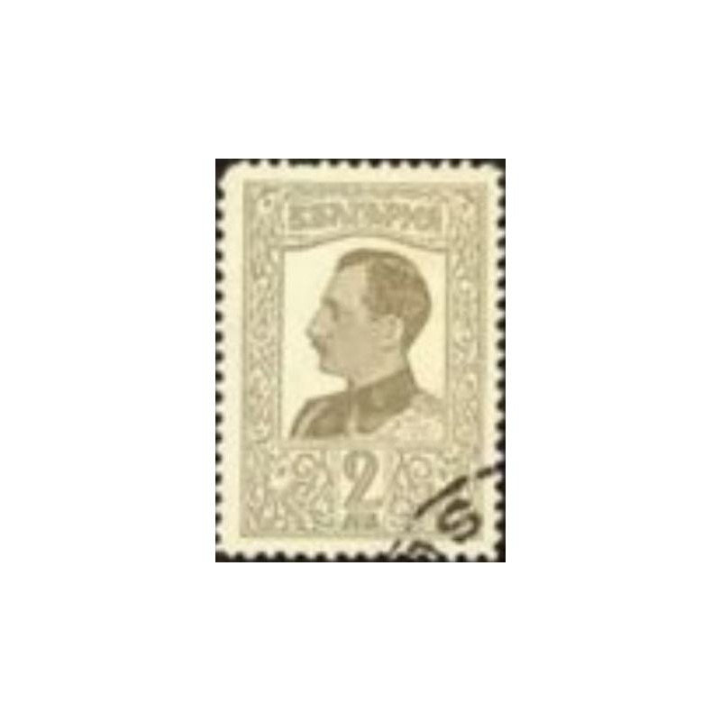 Imagem do selo postal da Bulgária de 1926 Tsar Boris III