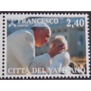 Imagem do selo postal do Vaticano de 2022 Activities of Pope Francis 2,40