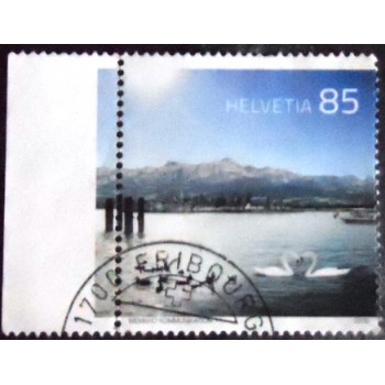 Imagem do selo postal da Suiça de 2016 Saentis & Romanshorn
