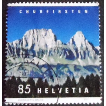 Imagem do selo postal da Suíça de 2017 Brisi & Zuestoll