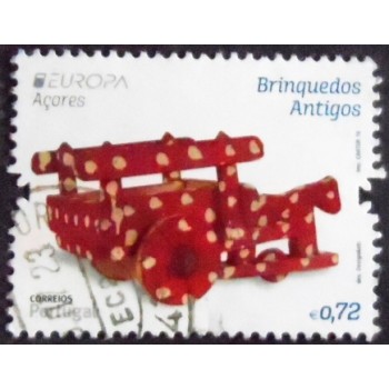 Imagem do selo postal dos Açores de 2015 Old Toys