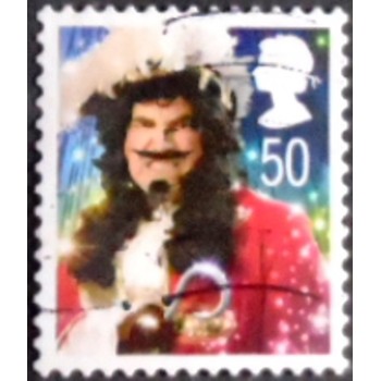 Imagem do selo postal do Reino Unido de 2008 Captain Hook