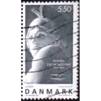 Imagem similar à do selo postal da Dinamarca de 2003 Thorvaldsen's Museum