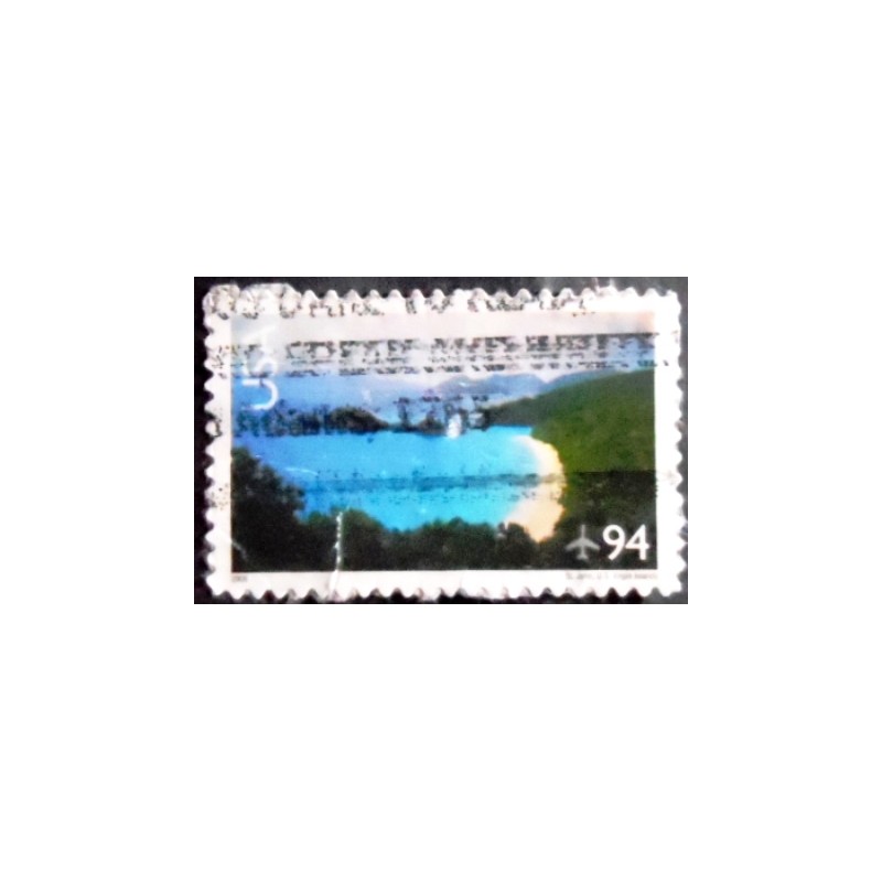 Imagem do selo postal dos Estados Unidos de 2008 St John