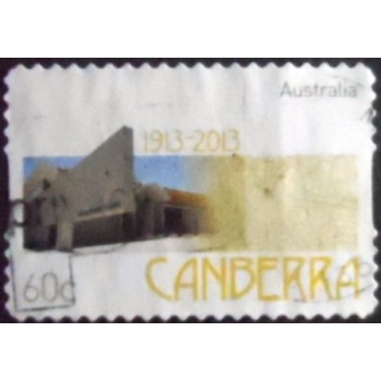 Imagem do selo postal da Austrália de 2013 Canberra