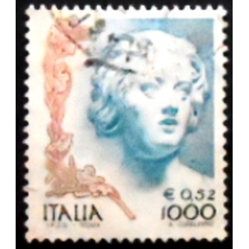 Imagem do selo postal da Itália de 1999 Costanza Bonarelli