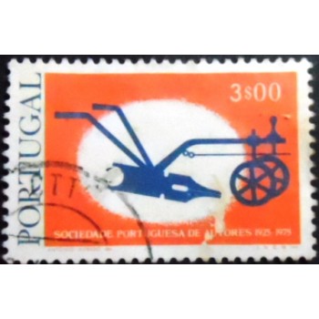 Imagem do selo postal de Portugal de 1976 Pen Nib as Plowshare