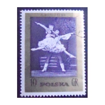 Imagem do selo postal da Polônia de 1972 On the Billet NCC
