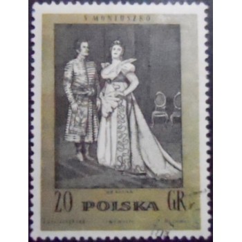 Imagem do selo postal da Polônia de 1972 The Countess U