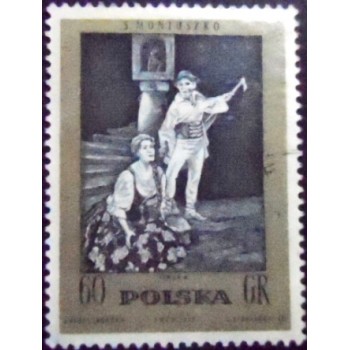 Imagem do selo postal da Polônia de 1972 Halka