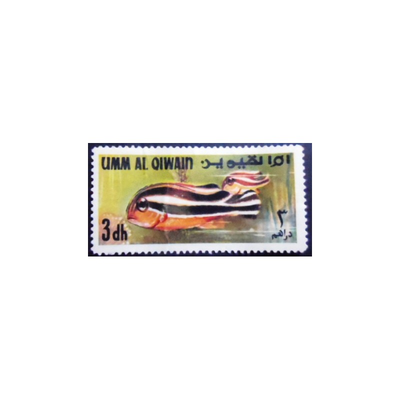 Imagem do selo postal de Umm Al Qiwain Striped Sweetlips