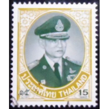 Imagem do selo postal da Tailândia de 2011 King Bhumibol Aduljadeh 15