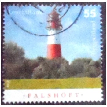 Imagem do selo postal da Alemanha de 2010 Falshöft