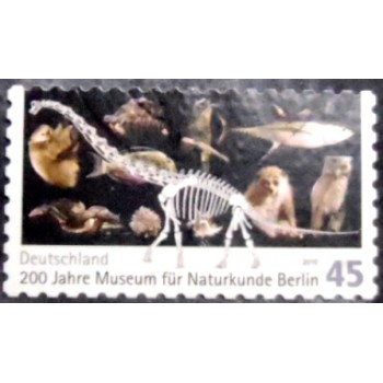 Imagem do selo postal da Alemanha de 2010 Natural History Museum