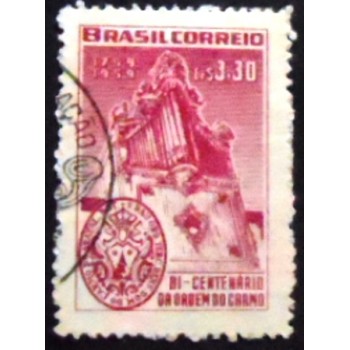 Imagem do selo postal do Brasil de 1959 Ordem Terceira do Carmo NCC