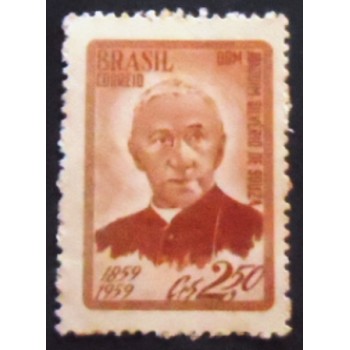 Imagem do selo postal do Brasil de 1959 Dom Joaquim Silvério de Souza M