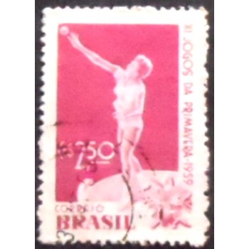 Imagem similar à do selo postal do Brasil de 1959 Jogos da Primavera U