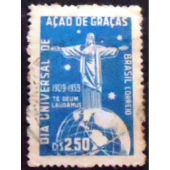 Imagem similar à do selo postal do Brasil de 1959 Ação de Graças U