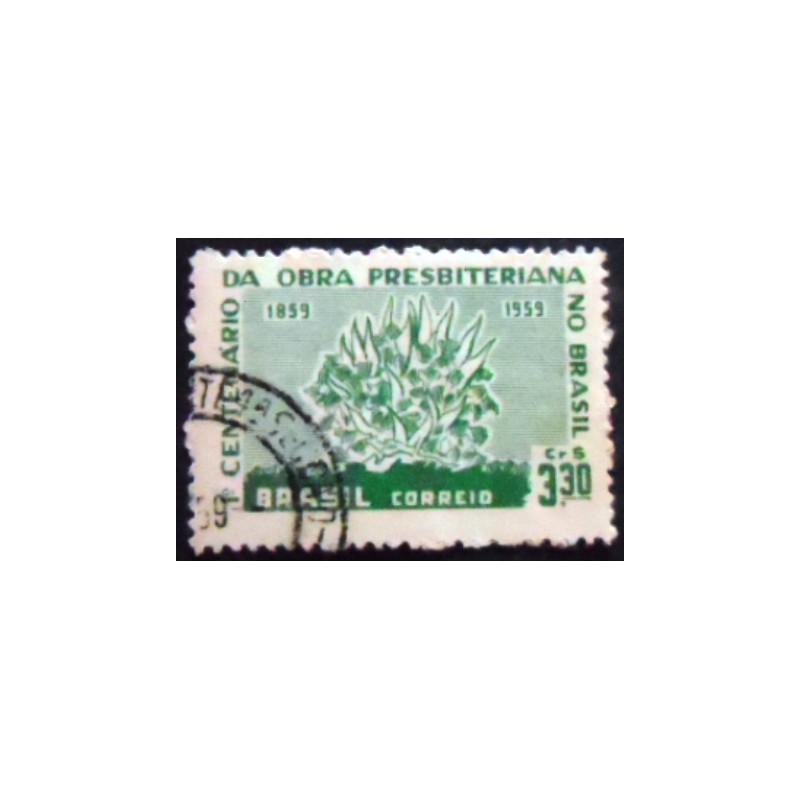 Selo postal do Brasil de 1959 Obra Presbiteriana MCC