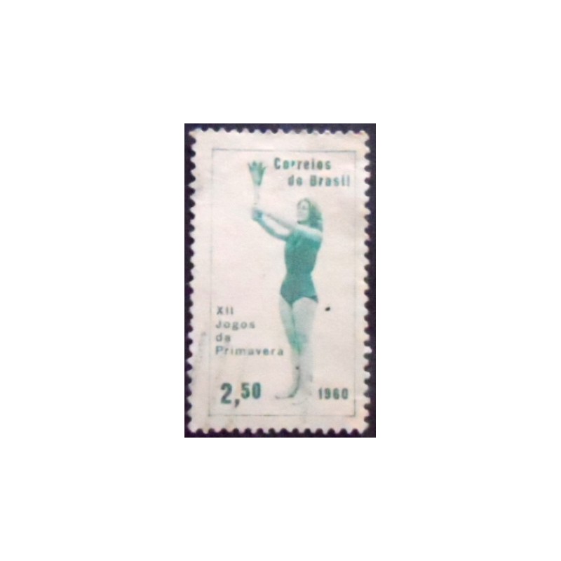Imagem similar à do selo postal do Brasil de 1960 Jogos da Primavera U