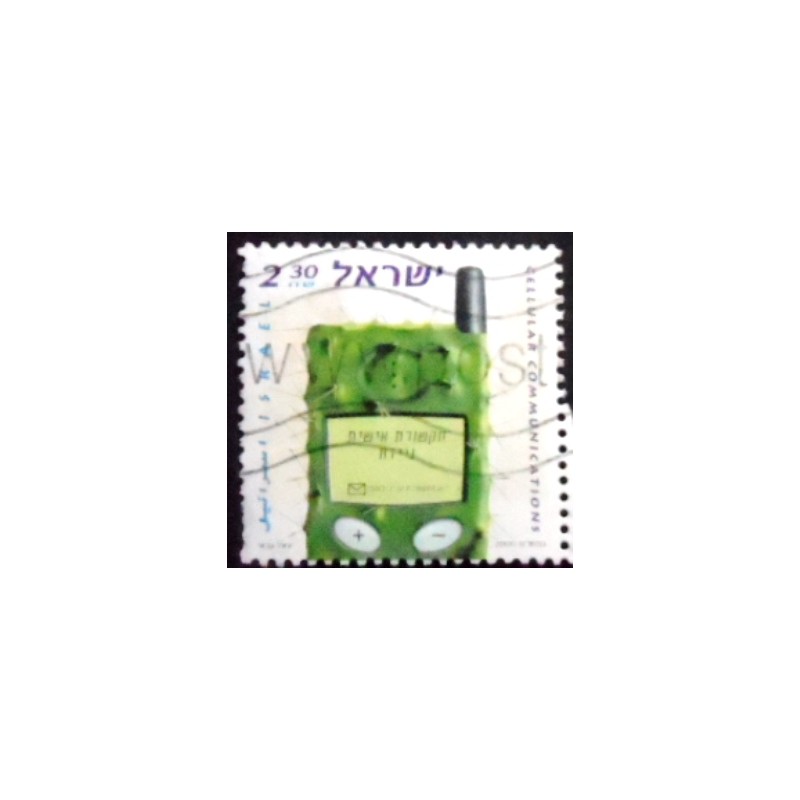 Imagem do selo postal de Israel de 2000 International Communication Day