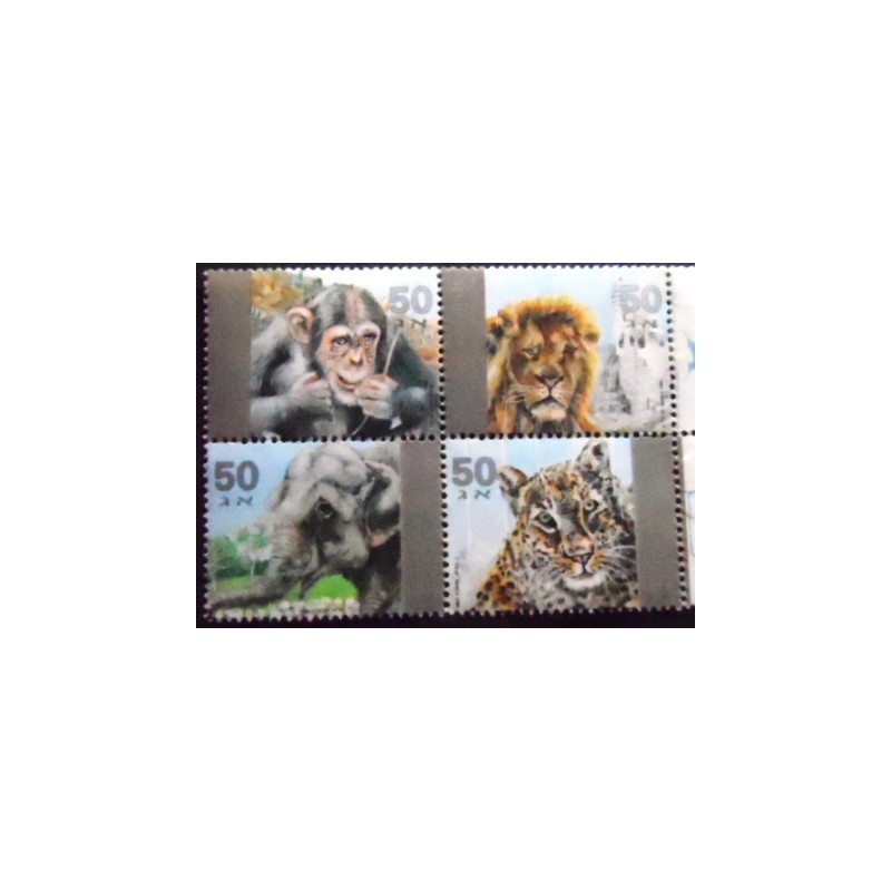 Imagem da série de selos postais de Israel de 1992 Zoo Animals