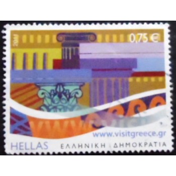 Imagem do selo postal da Grécia de 2011 Culture