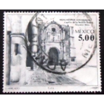 Imagem do selo postal do México de 1981 Third Order Chapel