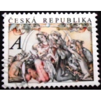 Imagem do selo postal da Rep. Tcheca de 2011 Holy Family