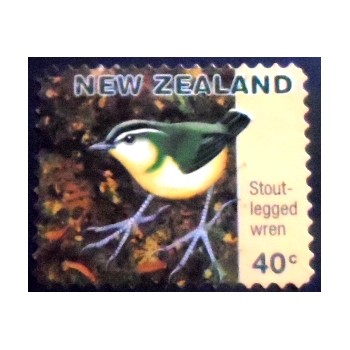 Imagem do selo postal da Nova Zelândia de 1996 Stout-legged U