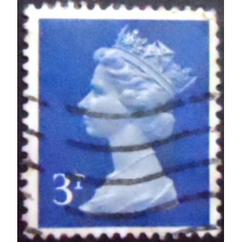 Imagem similar à do selo postal do Reino Unido de 1973 Queen Elizabeth II 3