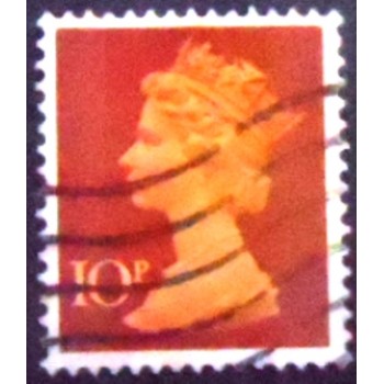 Imagem  similar à do selo postal do Reino Unido de 1971 Queen Elizabeth II 10