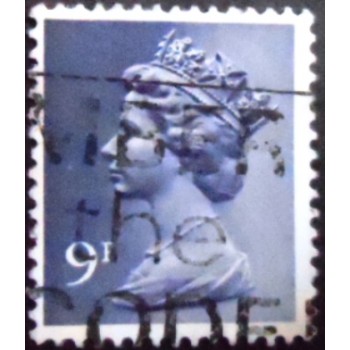 Imagem similar à do selo postal do Reino Unido de 1976 Queen Elizabeth II 9