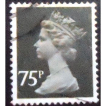 Imagem do selo postal do Reino Unido de 1980 Queen Elizabeth II 75