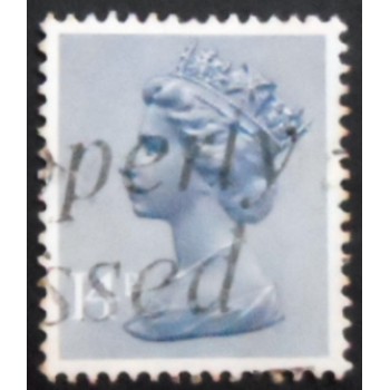 Imagem similar à do selo postal do Reino Unido de 1981 Queen Elizabeth II 14