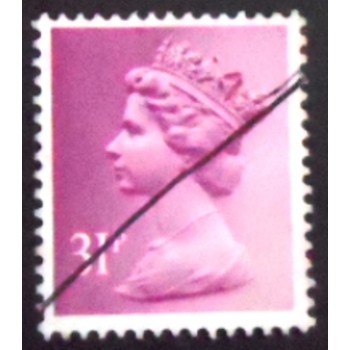 Imagem similar à do selo postal do Reino Unido de 1983 Queen Elizabeth II 31