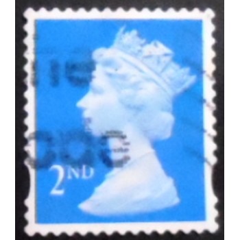 Imagem similar à do selo postal de 1993 Queen Elizabeth II 2 Decimal Machin