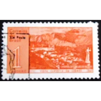 Imagem do selo postal do Brasil de 1961 Ouro Preto MCC