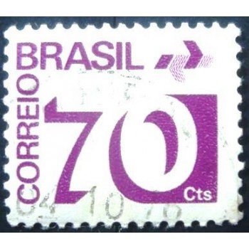 Imagem similar à do slo postal do Brasil de 1975 Cifra 70 U