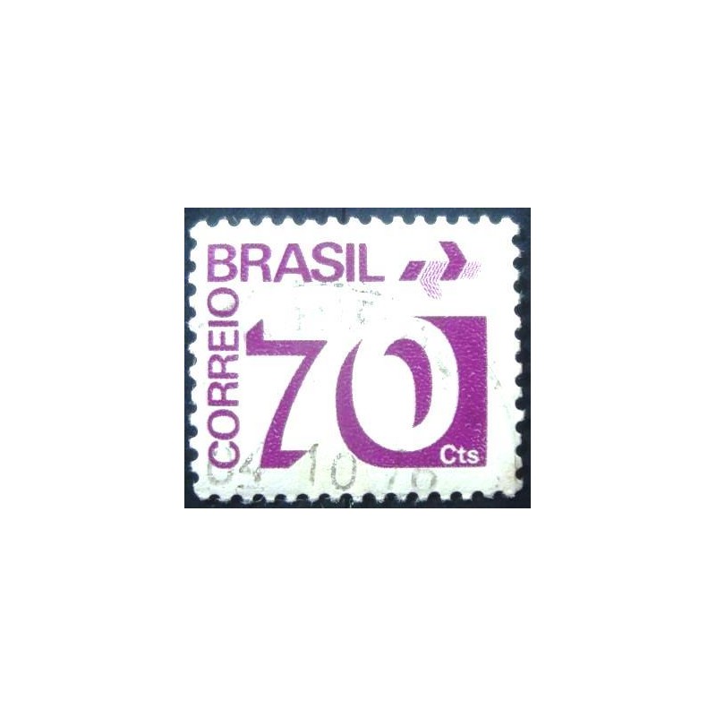 Imagem similar à do slo postal do Brasil de 1975 Cifra 70 U