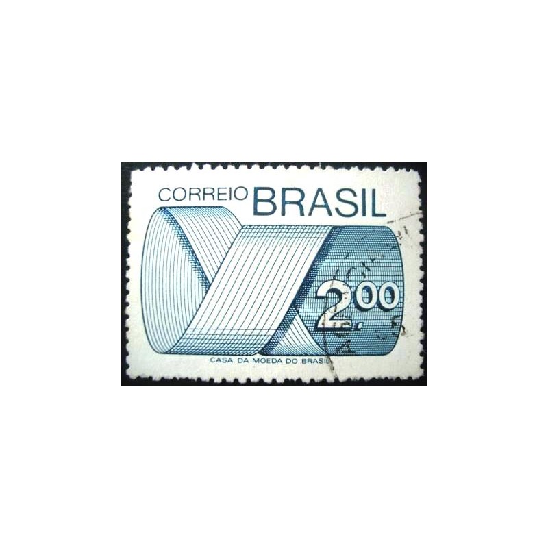 Imagem similar à do selo postal do Brasil de 1974 Gravura 2 U