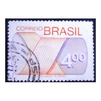 Selo postal do Brasil de 1975 Tipo Gravura 4 U